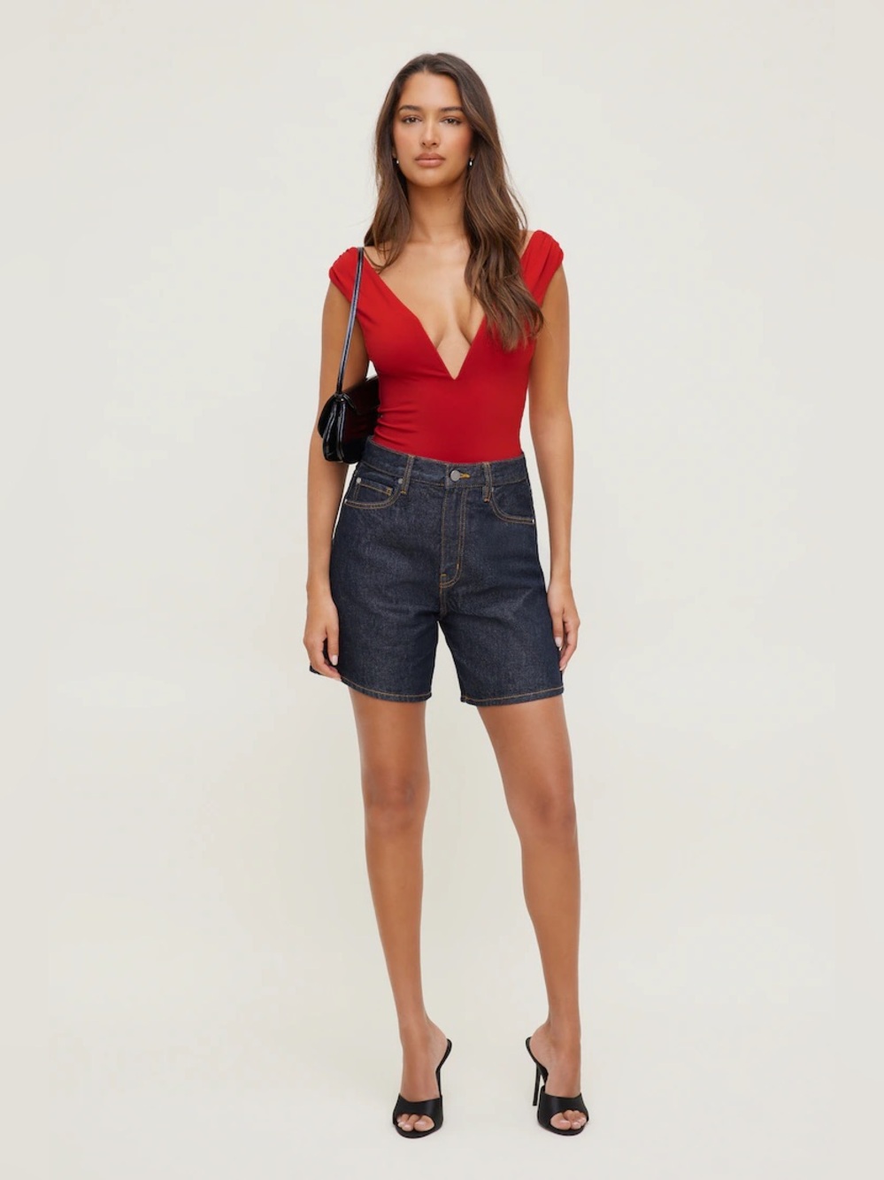 Dynamite Sculpt Plunge Sweetheart Bodysuit
